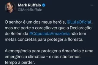 Lula é criticado sobre Cúpula da Amazônia por ator americano