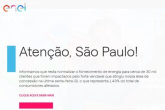 Ministério Público propõe acordo à Enel para indenizar afetados pelo apagão