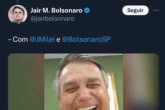 Bolsonaro e parlamentares comemoram vitória liberal na Argentina