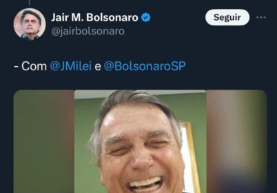 Bolsonaro e parlamentares comemoram vitória liberal na Argentina