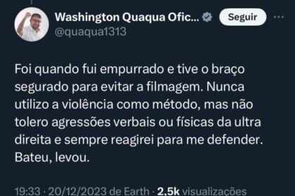 Deputado petista agride parlamentar de oposição no Plenário da Câmara