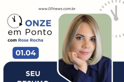 Onze em Ponto – 01/04/24 – Moro será julgado pelo TRE; Tebet apoia Nunes, mas sem foto com Bolsonaro