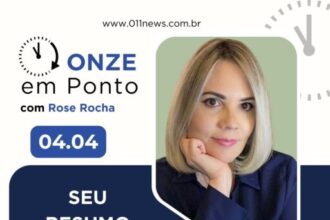 Onze em Ponto – 04/04/24 – Lula diz que empresas e bancos pagam pouco imposto; A agonia do PSDB