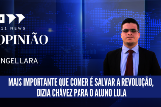 Mais importante que comer é salvar a revolução, dizia Chávez para o aluno Lula