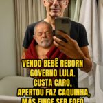 Romeu Zema posta foto com 'Lula reborn' que faz caquinha, aperta e custa caro