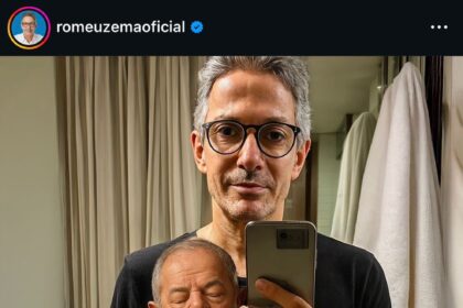 Romeu Zema posta foto com 'Lula reborn' que faz caquinha, aperta e custa caro