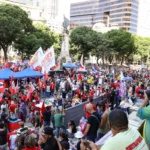 Sem Lula, sem picanha e sem cerveja, sindicatos tem ato esvaziado no dia do trabalhador