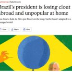 Revista britânica 'The Economist' expõe incoerências e queda de popularidade de Lula
