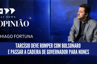 Tarcísio deve romper com Bolsonaro e passar a cadeira de governador para Nunes