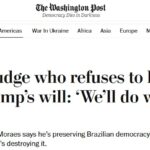 Moraes afirma que 'não vai recuar um milímetro' em processo contra Bolsonaro