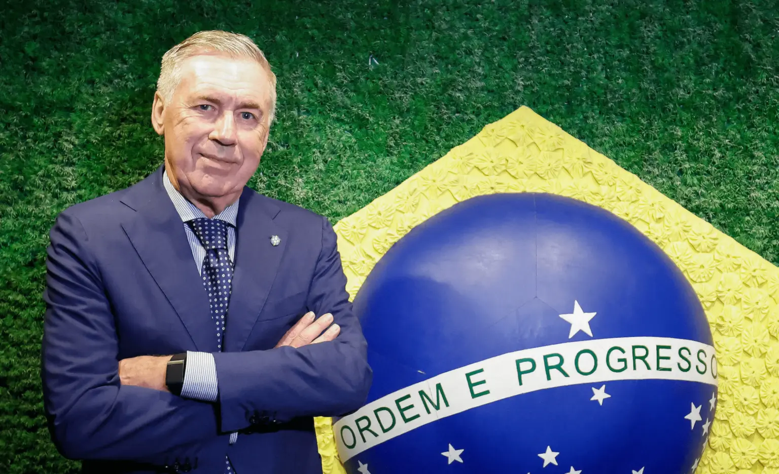 CBF anuncia ampliação de contrato com Carlo Ancelotti