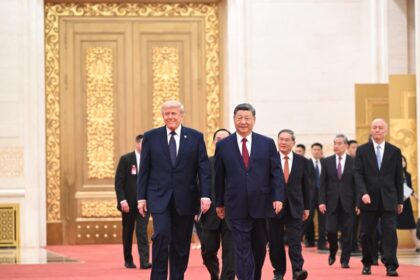 Trump e Xi Jinping discutem petróleo, Taiwan e segurança digital em Pequim