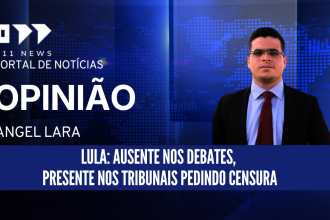 Lula: ausente nos debates, presente nos tribunais pedindo censura