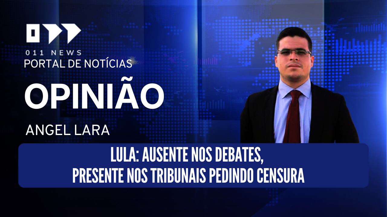 Lula: ausente nos debates, presente nos tribunais pedindo censura