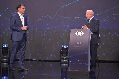 Flávio e Lula trocam acusações sobre Luchsinger, Milei e corrupção em debate na Band
